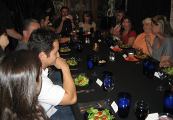 A Night Without Light Dinner, April 2010. Click Play or Next for more photos