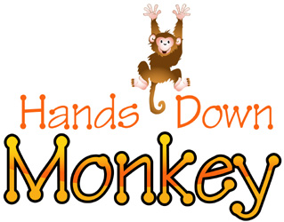 Hands Down Monkey Logo